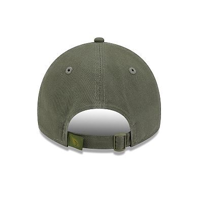 Men's New Era Olive Arizona Cardinals Core Classic 2.0 Tonal 9TWENTY Adjustable Hat