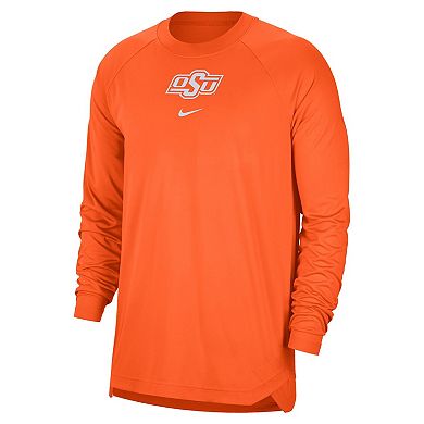 Men's Nike Orange Oklahoma State Cowboys Basketball Spotlight Performance Raglan T-Shirt