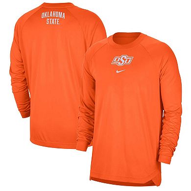 Men's Nike Orange Oklahoma State Cowboys Basketball Spotlight Performance Raglan T-Shirt