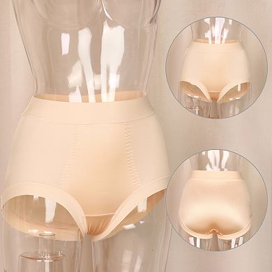Women's Seamless High Rise Laser Cut Brief Comfort Stretchy Underwear 1 Pack