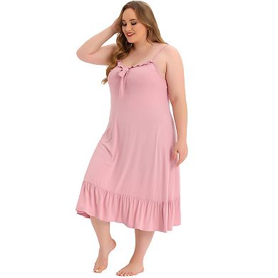 Women's Plus Size Sleepdress Nightgowns Sleepwear Soft Comfy Camisole Cami Nightdress