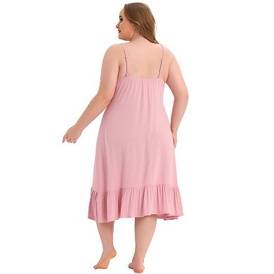 Women's Plus Size Sleepdress Nightgowns Sleepwear Soft Comfy Camisole Cami Nightdress
