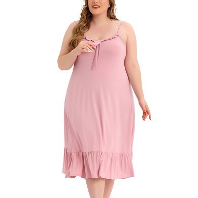 Women's Plus Size Sleepdress Nightgowns Sleepwear Soft Comfy Camisole Cami Nightdress