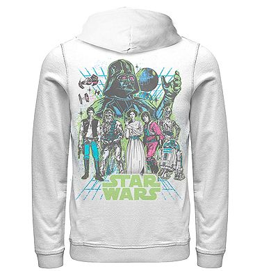 Men's Star Wars Neon Star Wars Logo Hoodie