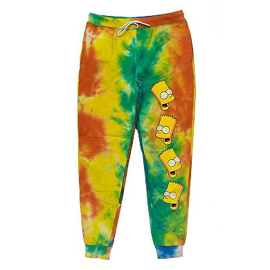 Men's The Simpsons Bart Squishee Drink Facial Expressions Fleece Set