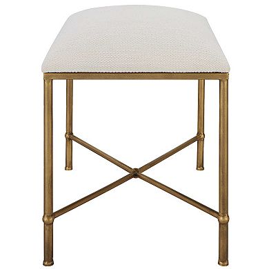 Uttermost Avenham Small Gold Framed Bench