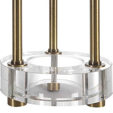 Uttermost Pantheon Brass Rod Table Lamp