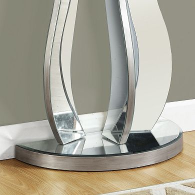 Monarch Transitional Wavy Accent End Table