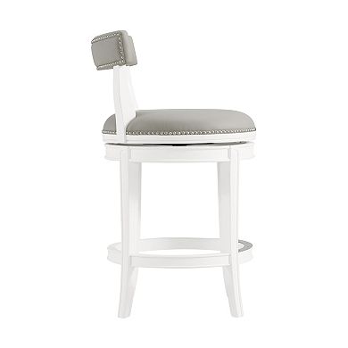 Alaterre Furniture Hanover 2-piece Swivel Counter Stool Set