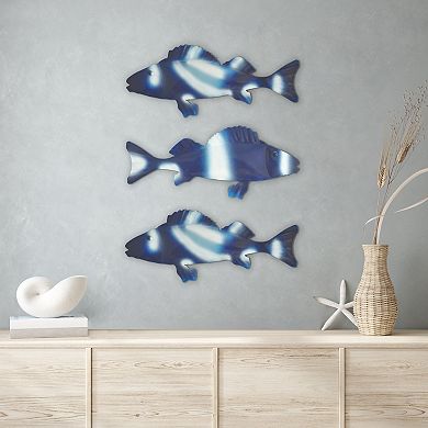 Americanflat Fish Wall Decor 3-piece Set