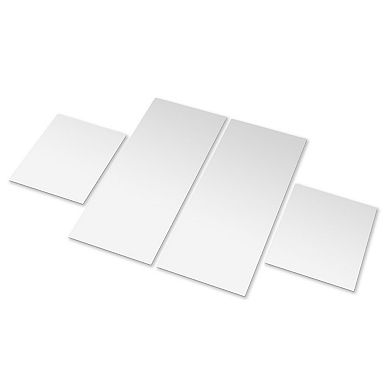 Americanflat Peel & Stick Mirror Tiles 4-piece Set