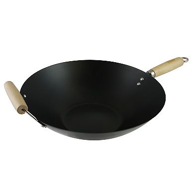 Oster Cocina Findley 13.7 in. Carbon Steel Wok