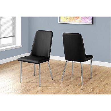 Monarch Contemporary Dining Chair 2-piece Set