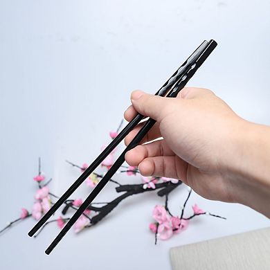 10 Pairs Kitchen Dishware Nonslip Plastic Chopsticks