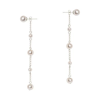 MC Collective Freshwater Cultured Pearl Chain Dangle Earrings