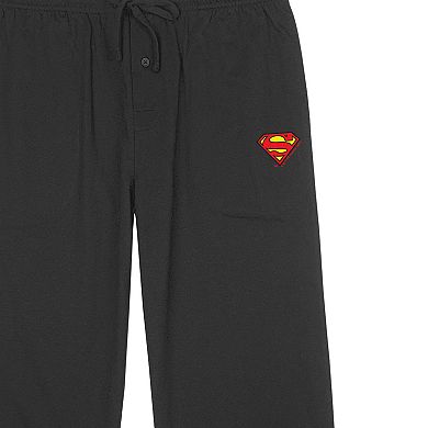 Men's Superman Emblem Pajama Pants