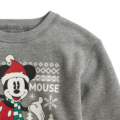 Disney's Mickey Mouse Toddler Boy Adaptive Fleece Crewneck Sweatshirt by Jumping Beans®