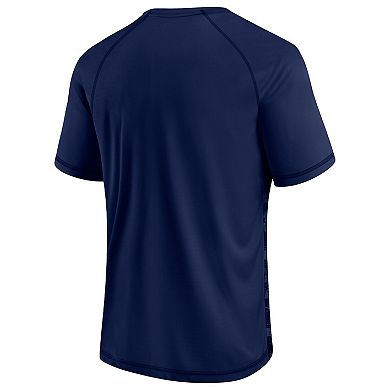 Men's Fanatics Branded Navy Cal Bears Arch Outline Raglan T-Shirt