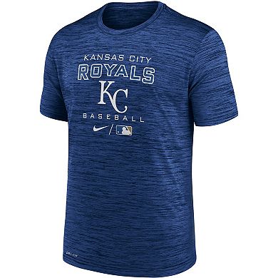 Men's Nike Royal Kansas City Royals Authentic Collection Velocity Practice Performance T-Shirt