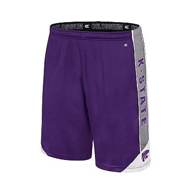 Men's Colosseum Purple Kansas State Wildcats Haller Shorts