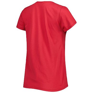 Women's '47 Red New England Patriots Treasure Frankie T-Shirt
