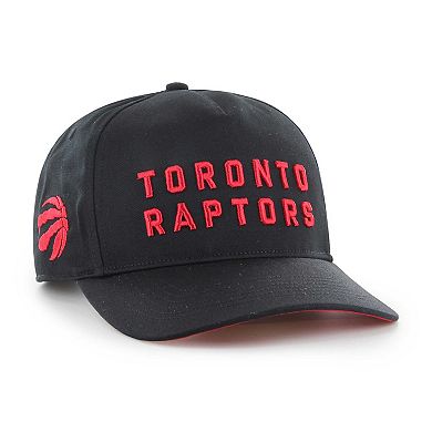 Men's '47 Black Toronto Raptors Contra Hitch Snapback Hat