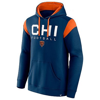 Men's Fanatics Branded Navy Chicago Bears Call The Shot Pullover Hoodie