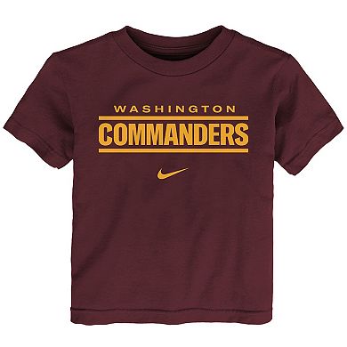 Preschool Nike Burgundy Washington Commanders Wordmark T-Shirt