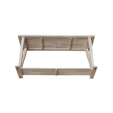 International Concepts LaCasa Solid Wood Sofa Table - Unfinished