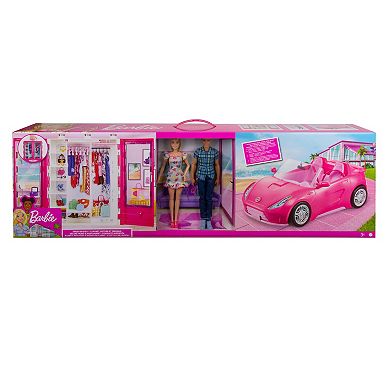 Barbie?? & Ken?? Ultimate Closet with Handle & Convertible Vehicle (Exdup Exclusive)