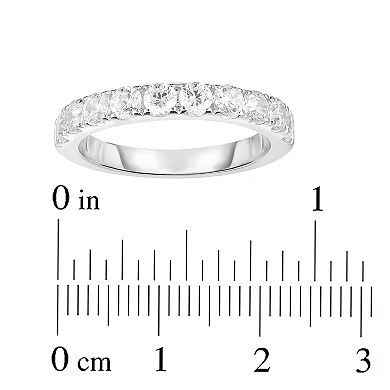 14k White Gold Cubic Zirconia Ring