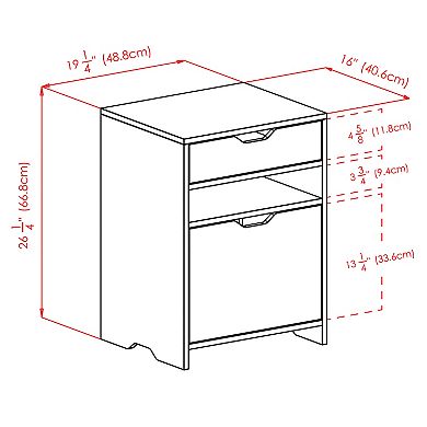 Winsome Wood Nova Storage Cabinet