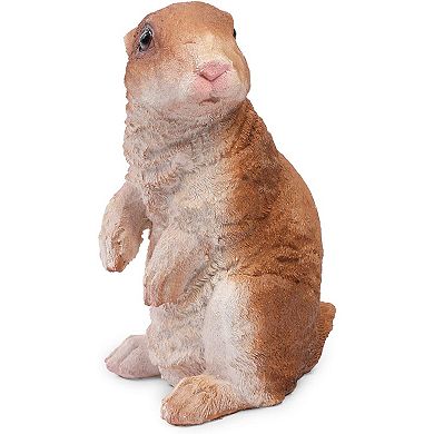 Easter Bunny Statue Decoration For Home, Garden, Table Centerpiece, 8 Inches