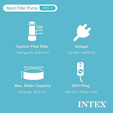 Intex 26675eg 1600 Gph Krystal Clear Pool Saltwater System And Sand Filter Pump