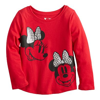Disney's Minnie Mouse Baby & Toddler Girl Embellished Long Sleeve Tee by Jumping Beans®