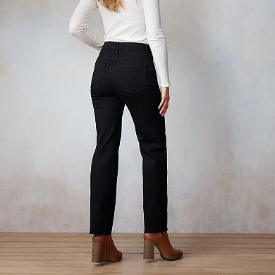 Women's LC Lauren Conrad Super High-Rise True Straight Jeans