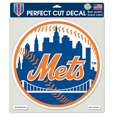 "WinCraft New York Mets 8"" x 8"" Color Team Logo Car Decal"
