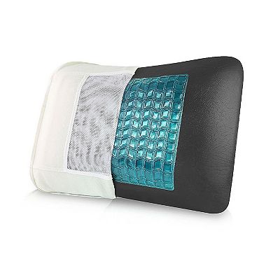 Dr. Pillow CHARCOALED MEMORY PILLOW WITH COOLING GEL LAYER
