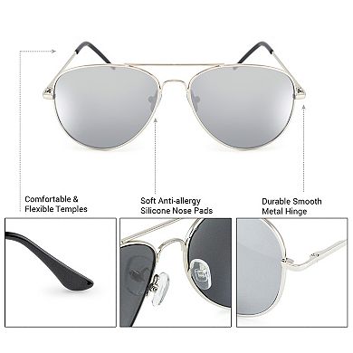 FC Design Vintage Classic Fashion pilot Sunglasses Tri-Layer UV400 Unisex