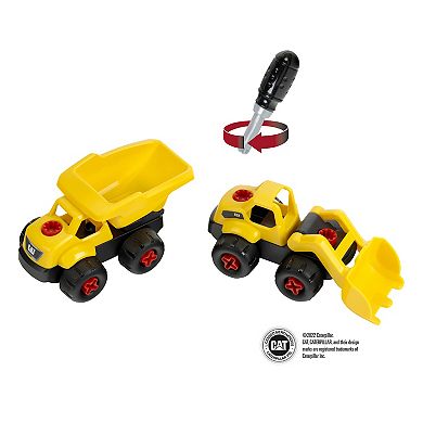 Theo Klein CAT Screw Truck 4-In-1 Construction Toy & Toolbox Set