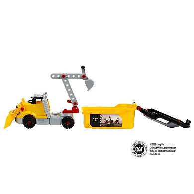 Theo Klein CAT Screw Truck 4-In-1 Construction Toy & Toolbox Set