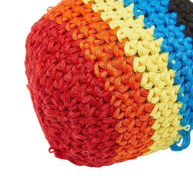 6 Pack Crochet Knitted Juggling Sacks, Footbag Kick Balls for Kids, Adults, Assorted Colors