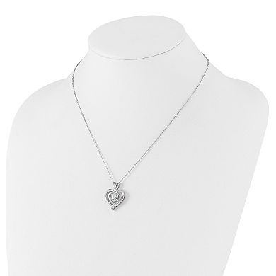 Sophie Miller Sterling Silver Cubic Zirconia Necklace