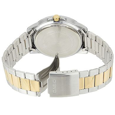 Casio Men's Two Tone Stainless Steel Bracelet Watch