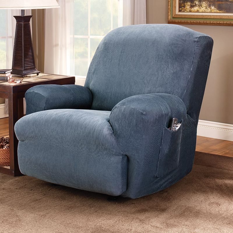 Sure Fit™ Striped Recliner Slipcover