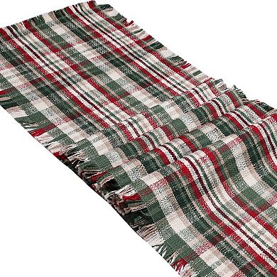 St. Nicholas Square® Chunky Woven Table Runner with Fringe