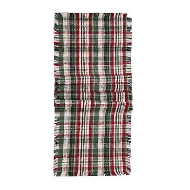 St. Nicholas Square® Chunky Woven Table Runner with Fringe
