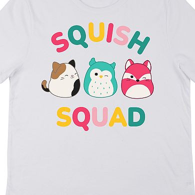 Juniors' Squishmallows Squish Squad Short Sleeve Graphic Tee