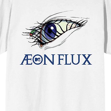 Juniors' Aeon Flux Eye Key Art Short Sleeve Graphic Tee