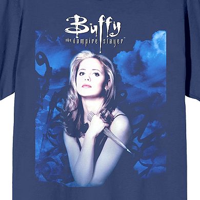 Juniors' Buffy The Vampire Slayer Buffy Short Sleeve Graphic Tee
